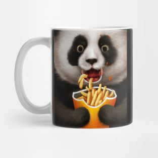 Panda eating Fast Food Mug